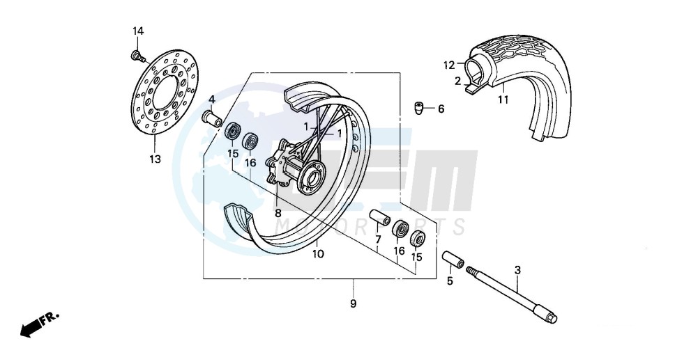 FRONT WHEEL image