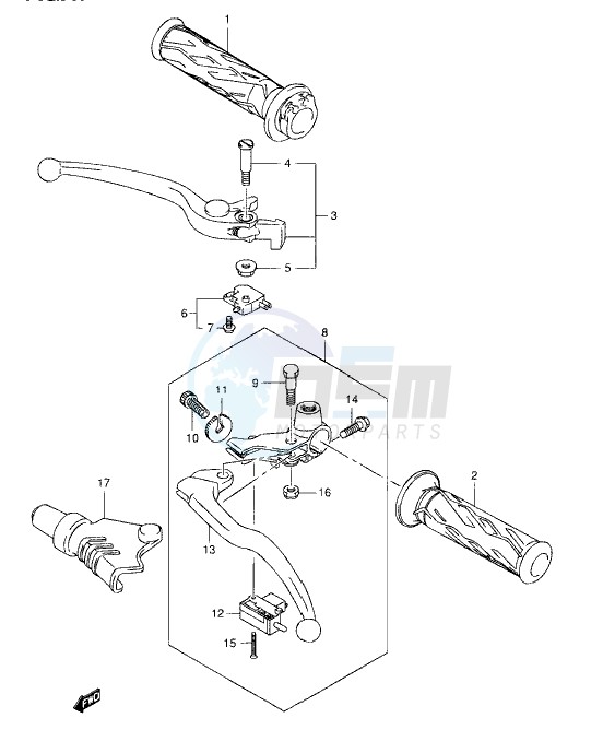 HANDLE LEVER image