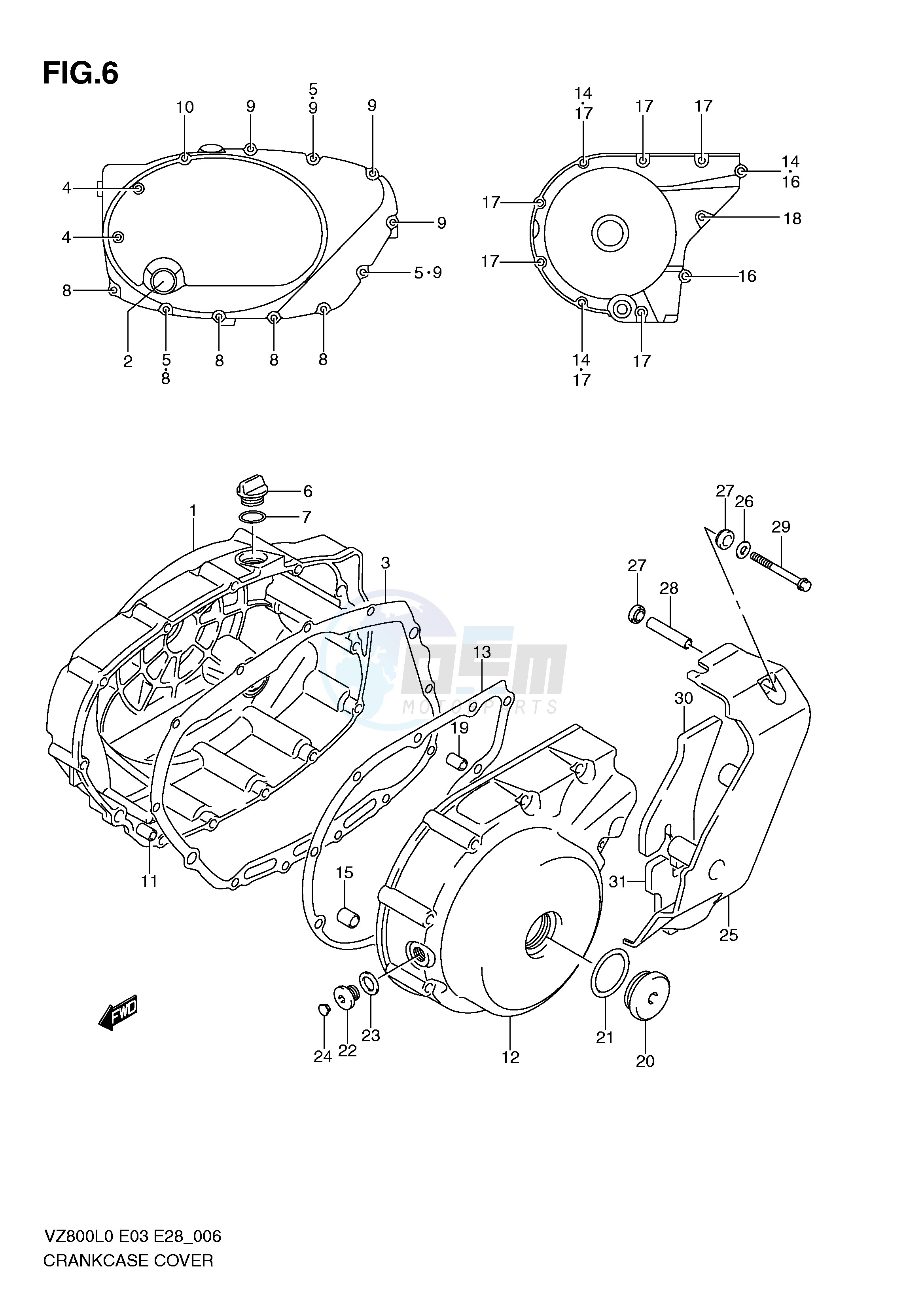 CRANKCASE COVER image