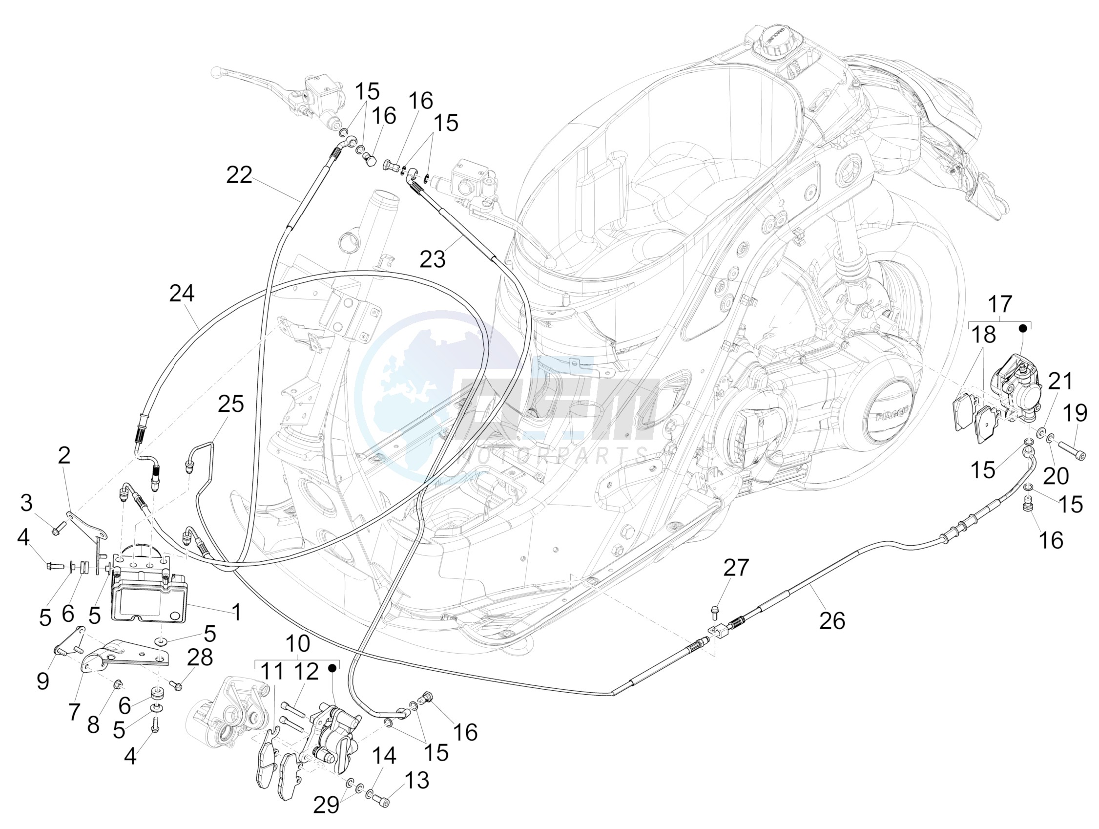 ABS Brake system blueprint