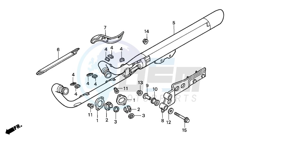 EXHAUST MUFFLER image