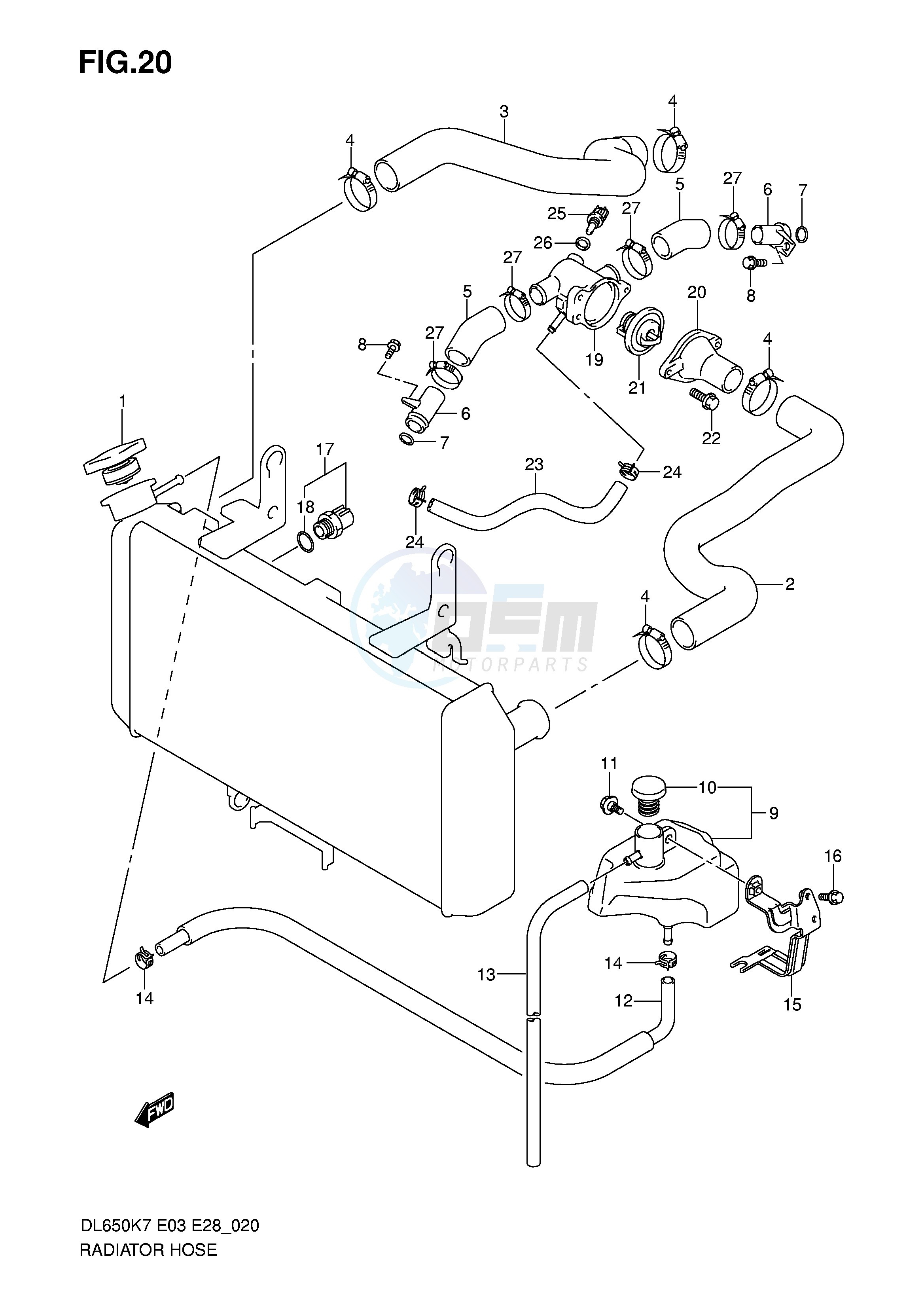 RADIATOR HOSE image