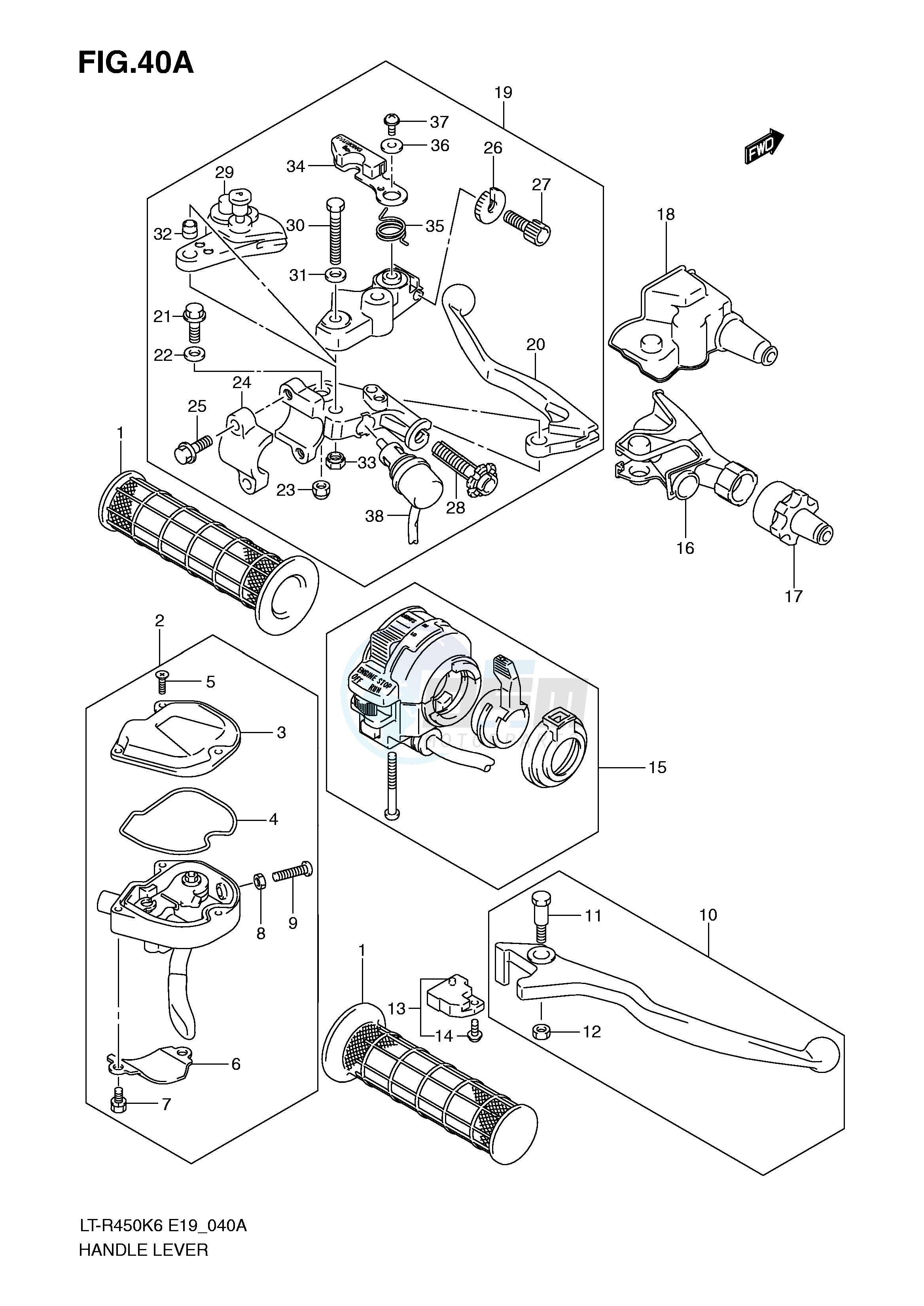 HANDLE LEVER (MODEL K9 L0) image