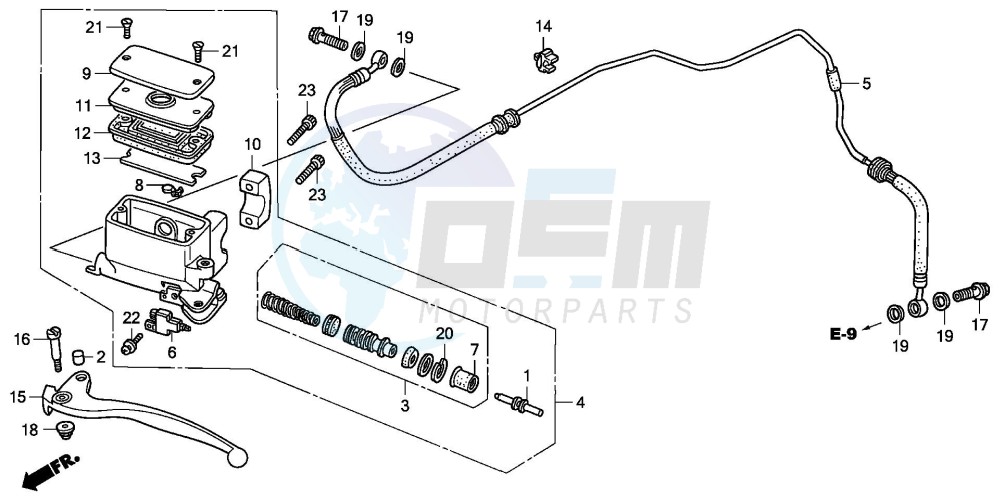 CLUTCH MASTER CYLINDER image