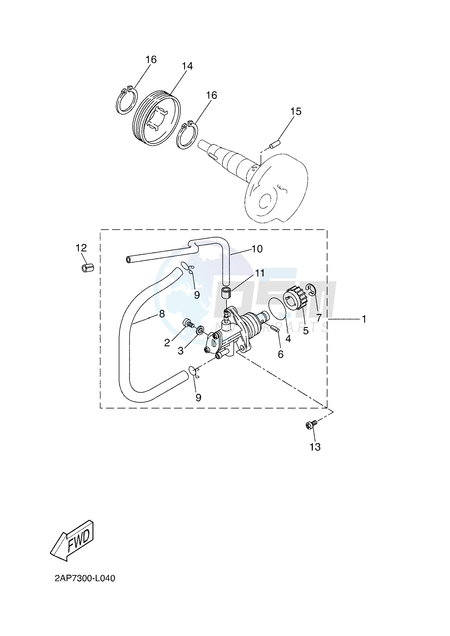 OIL PUMP blueprint