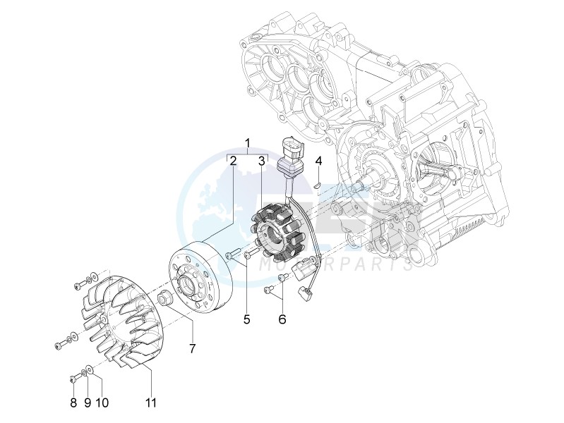 Flywheel magneto image