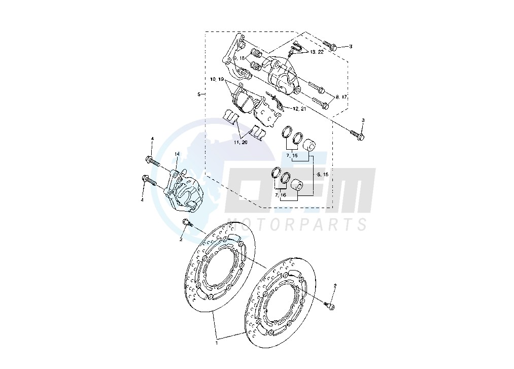 FRONT BRAKE CALIPER image