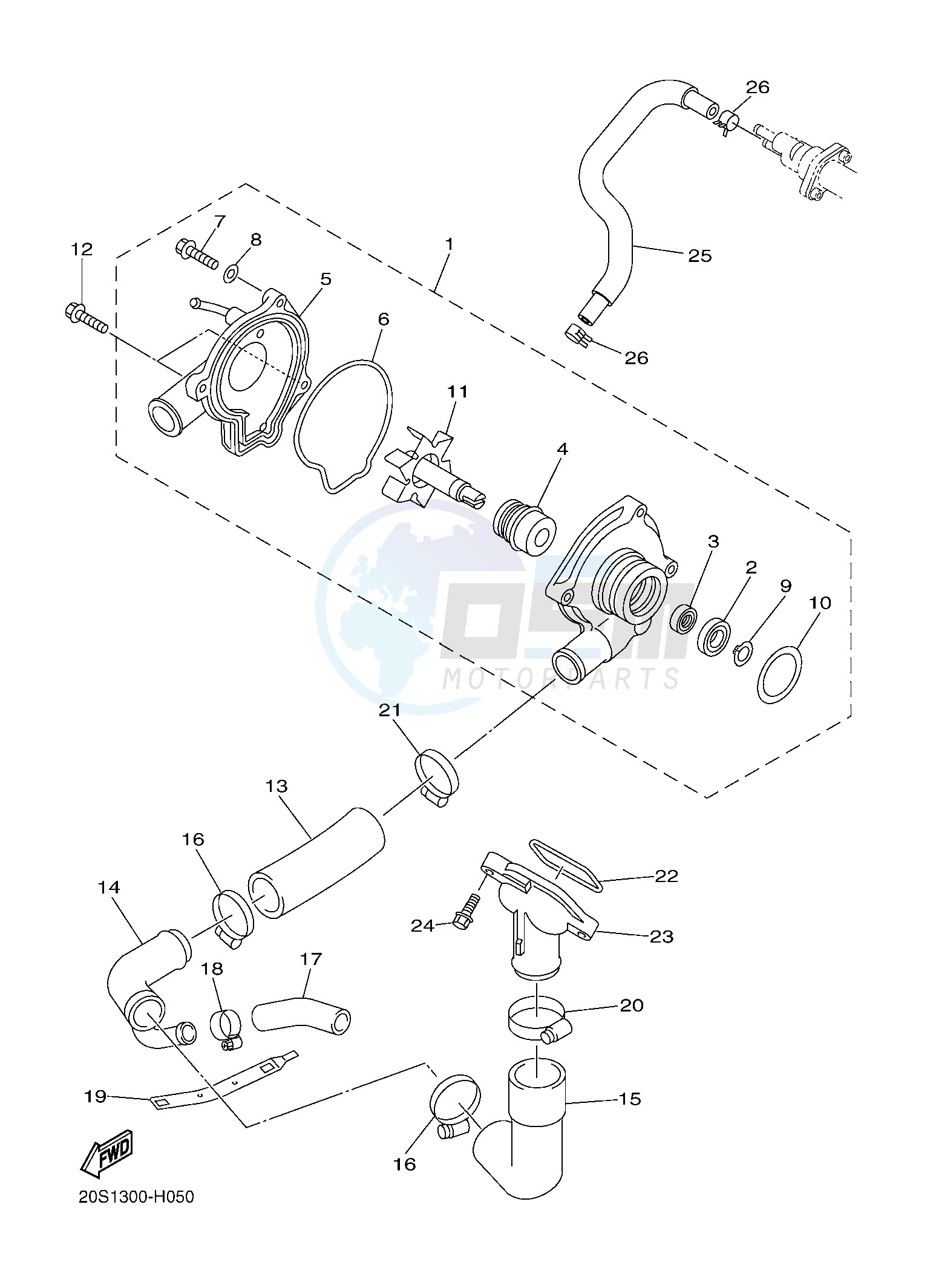 WATER PUMP blueprint