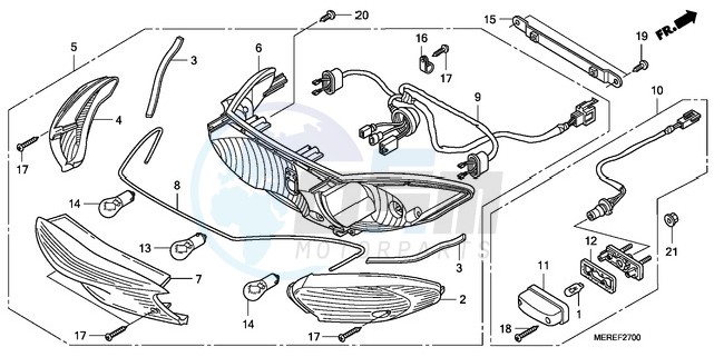 REAR COMBINATION LIGHT image