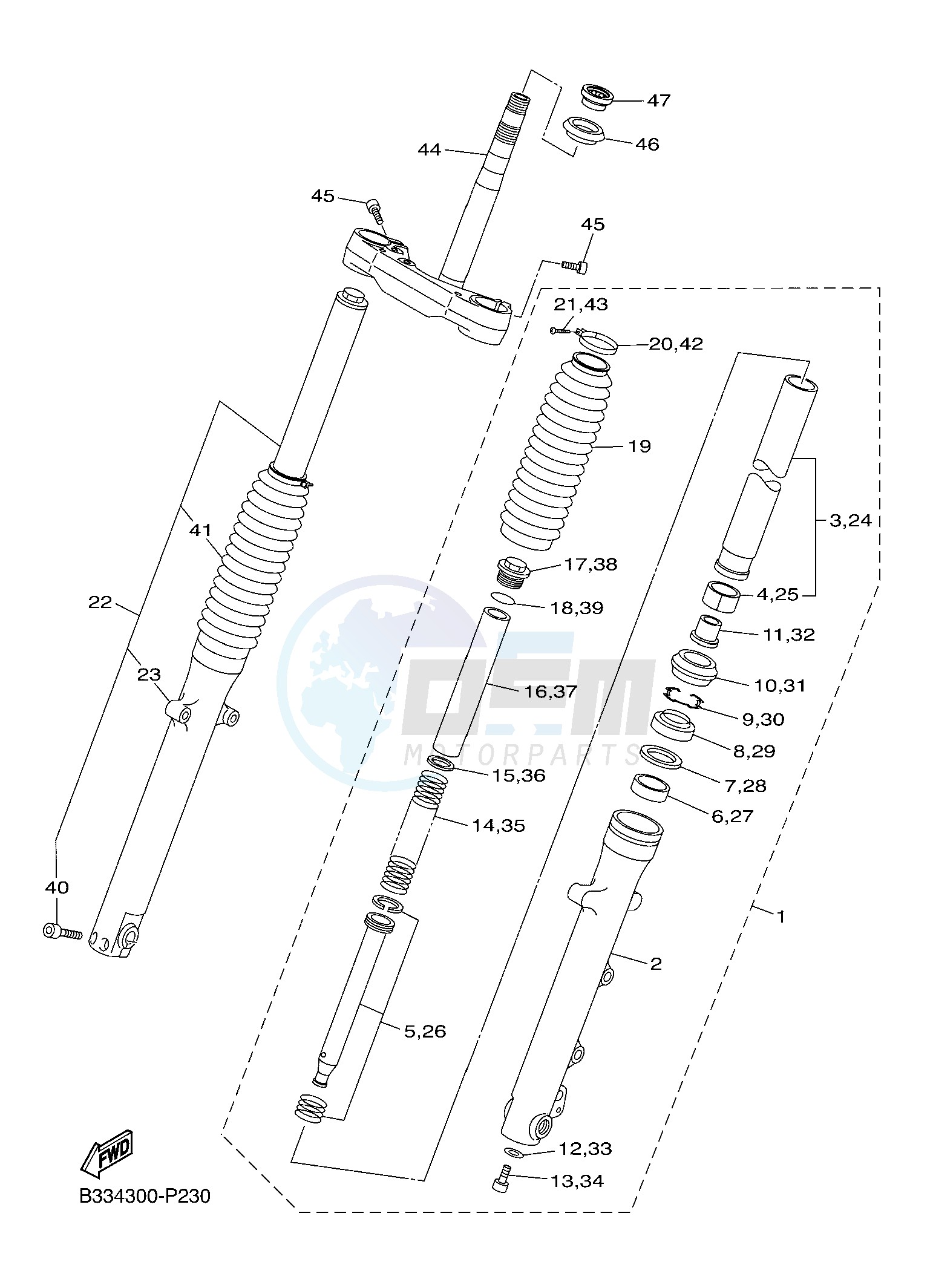 FRONT FORK image