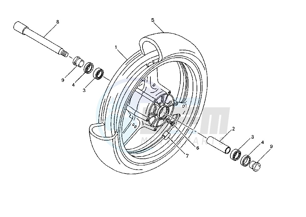 FRONT WHEEL image