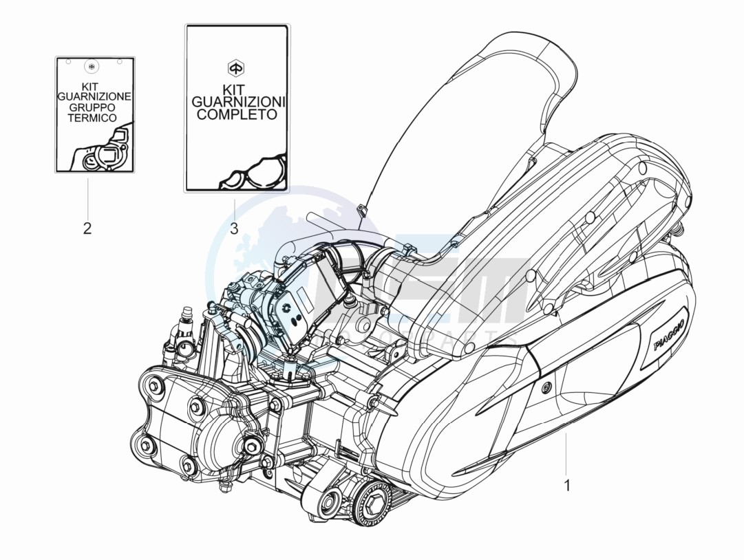 Engine, assembly image