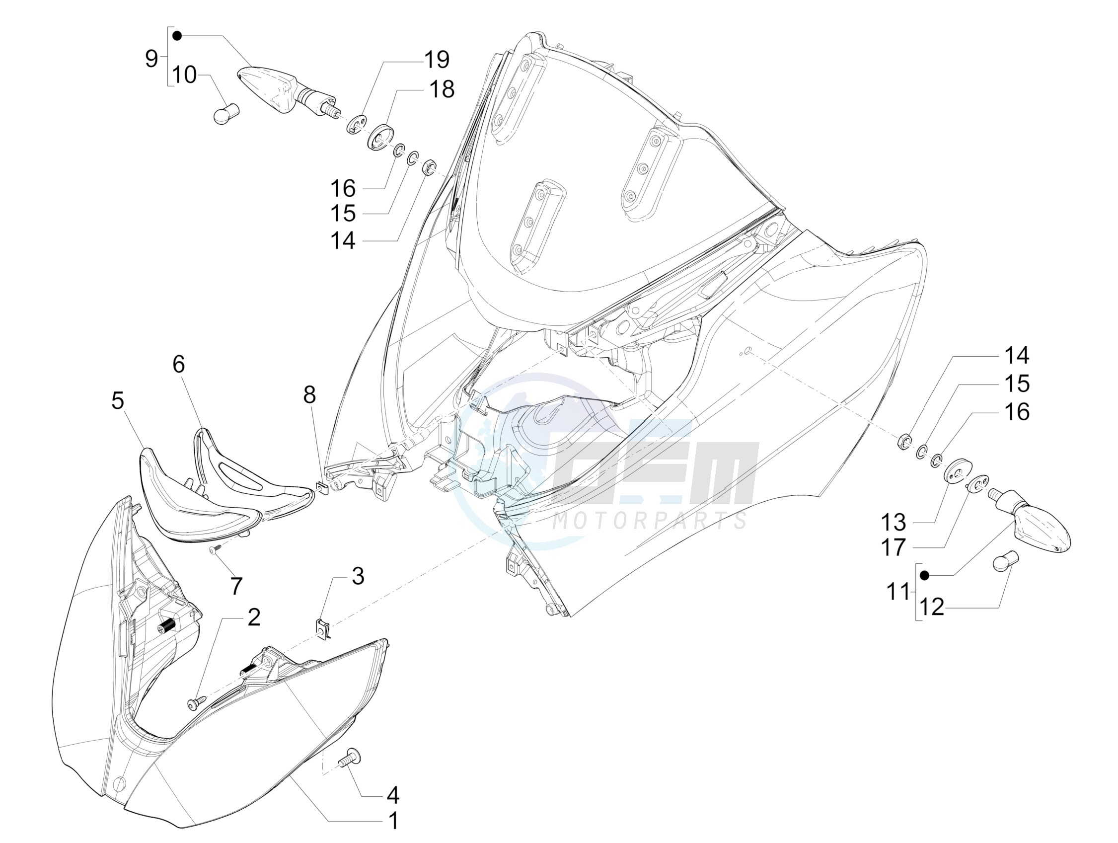 Front headlamps - Turn signal lamps image