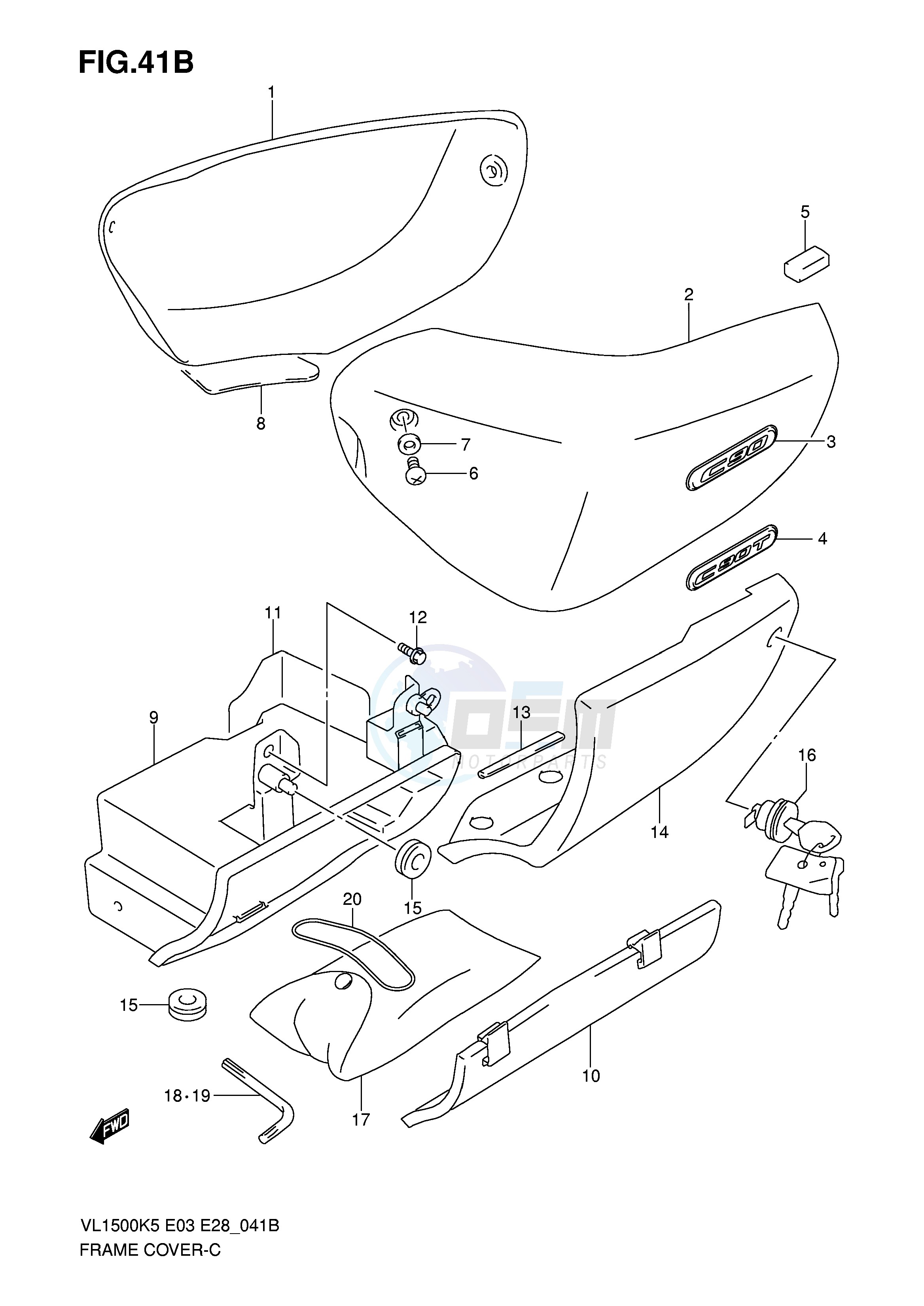 FRAME COVER (MODEL K8) image