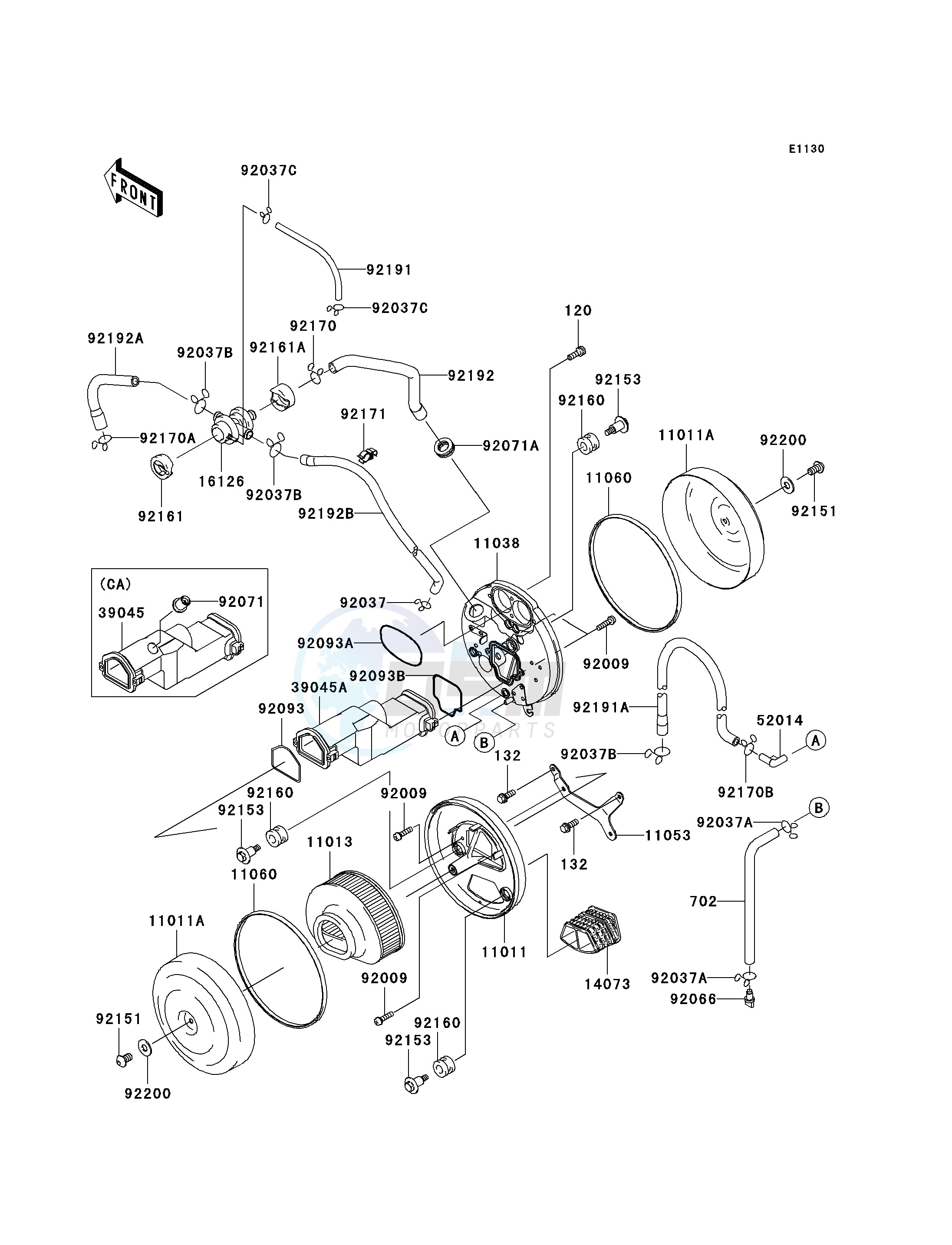 AIR CLEANER blueprint