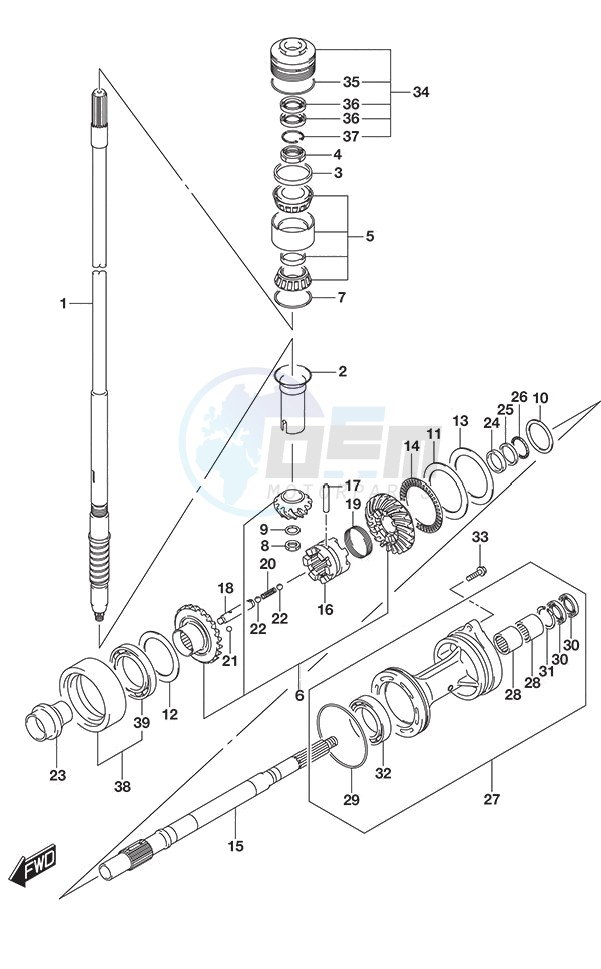 Transmission (C/R) (Model: ZG) blueprint
