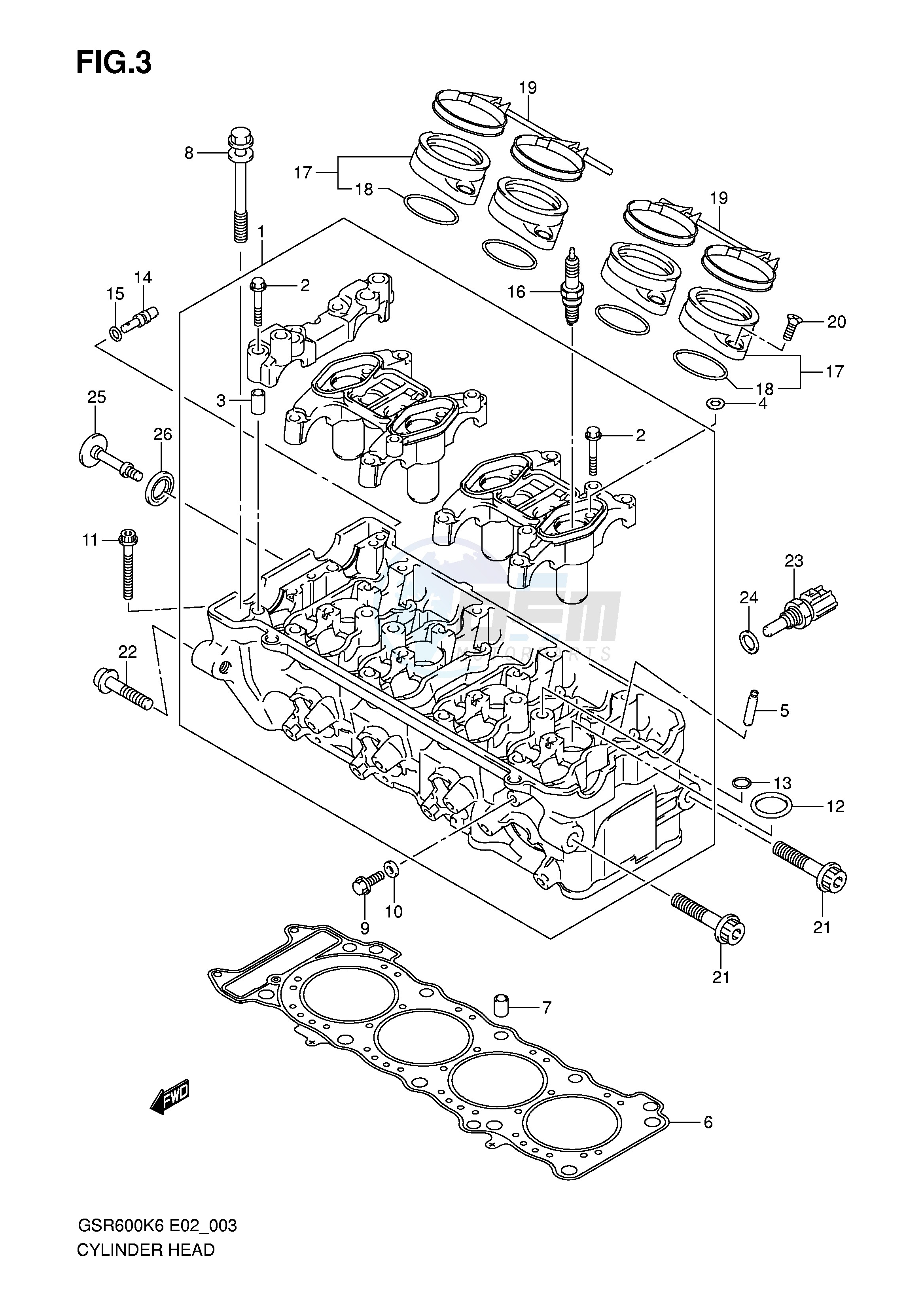 CYLINDER HEAD image