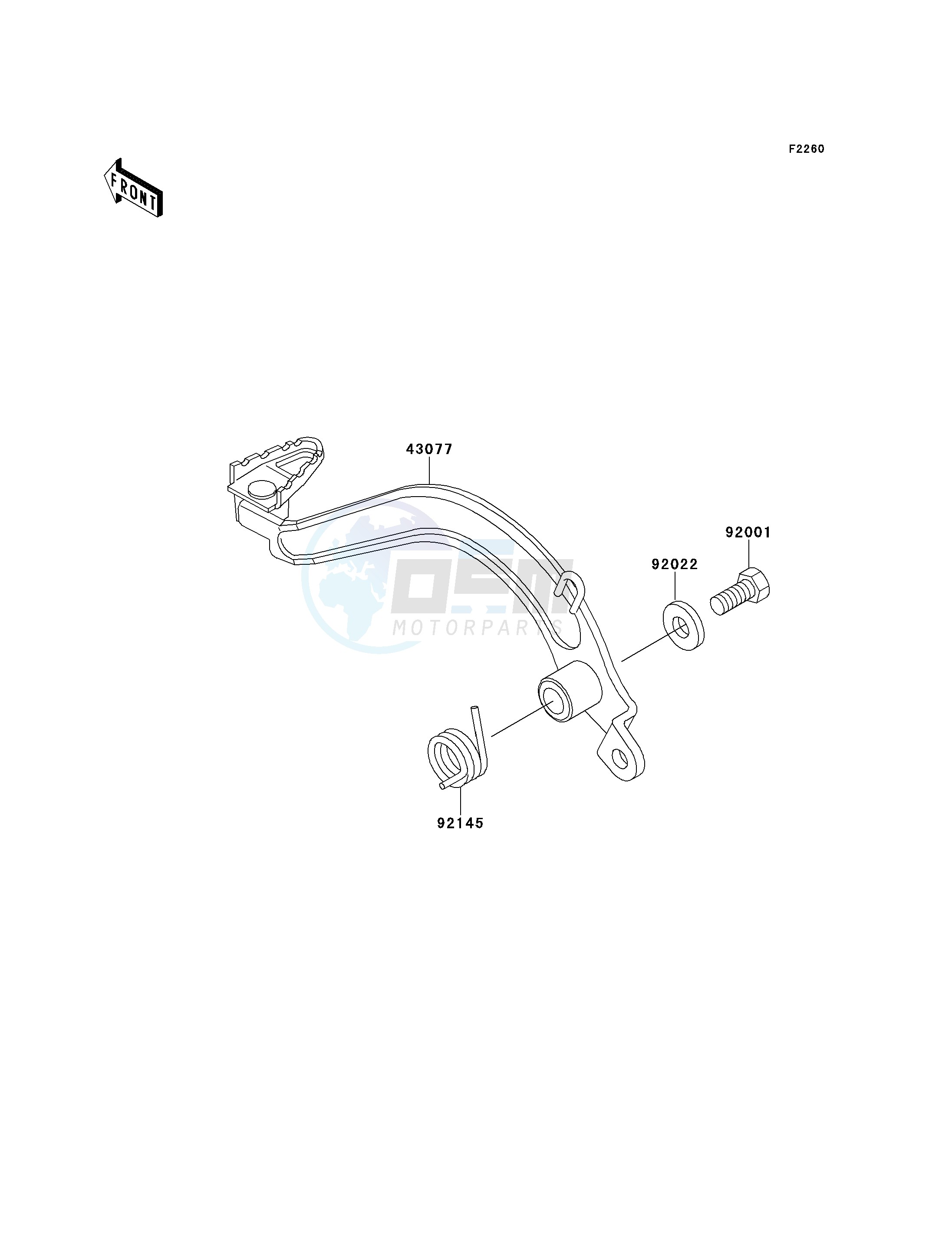 BRAKE PEDAL image