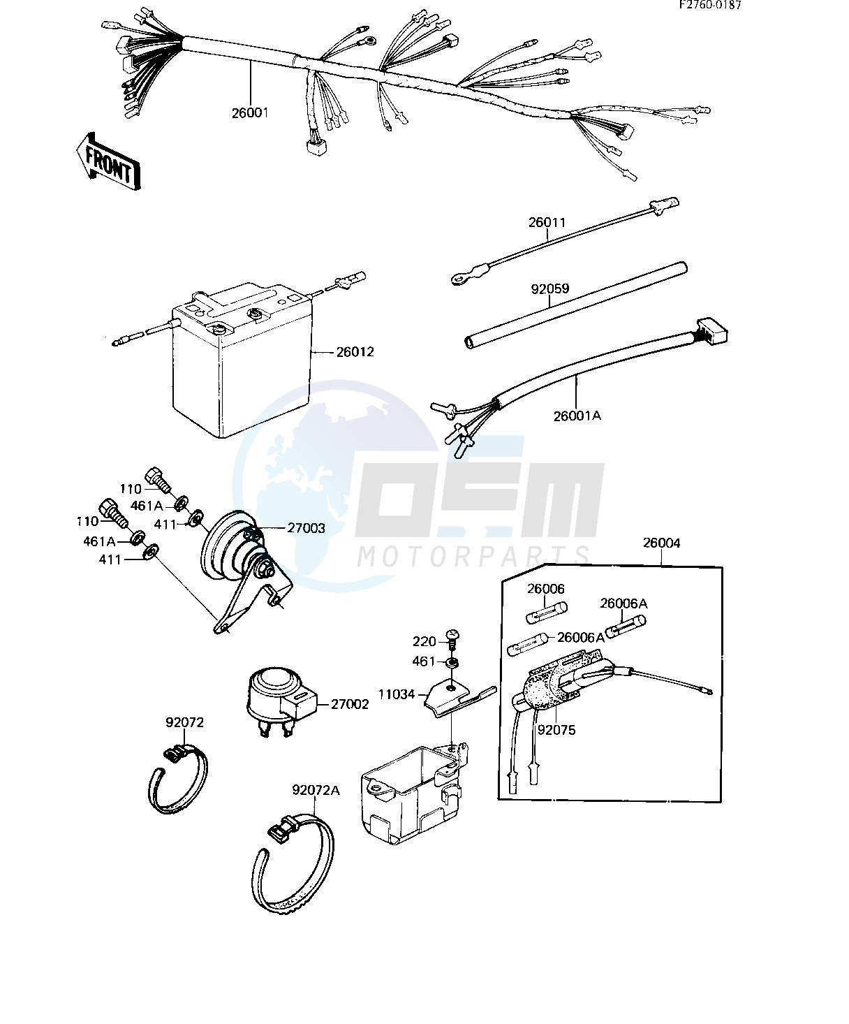 CHASSIS ELECTRICAL EQUIPMENT -- 82-83 A9_A10- - blueprint
