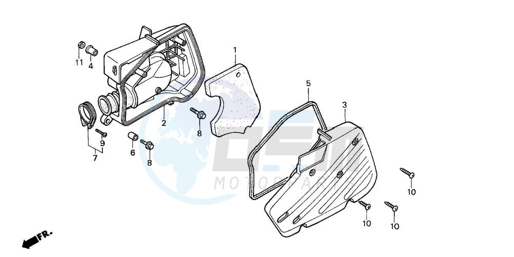 AIR CLEANER blueprint