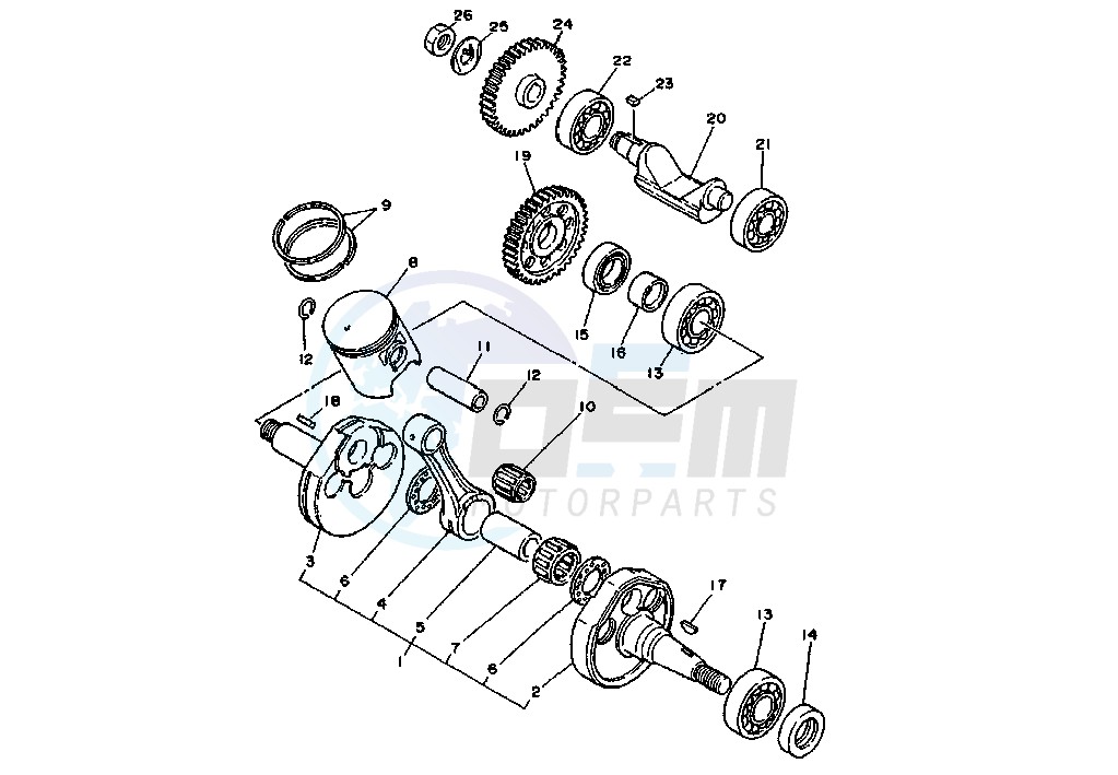 CRANKSHAFT - PISTON image