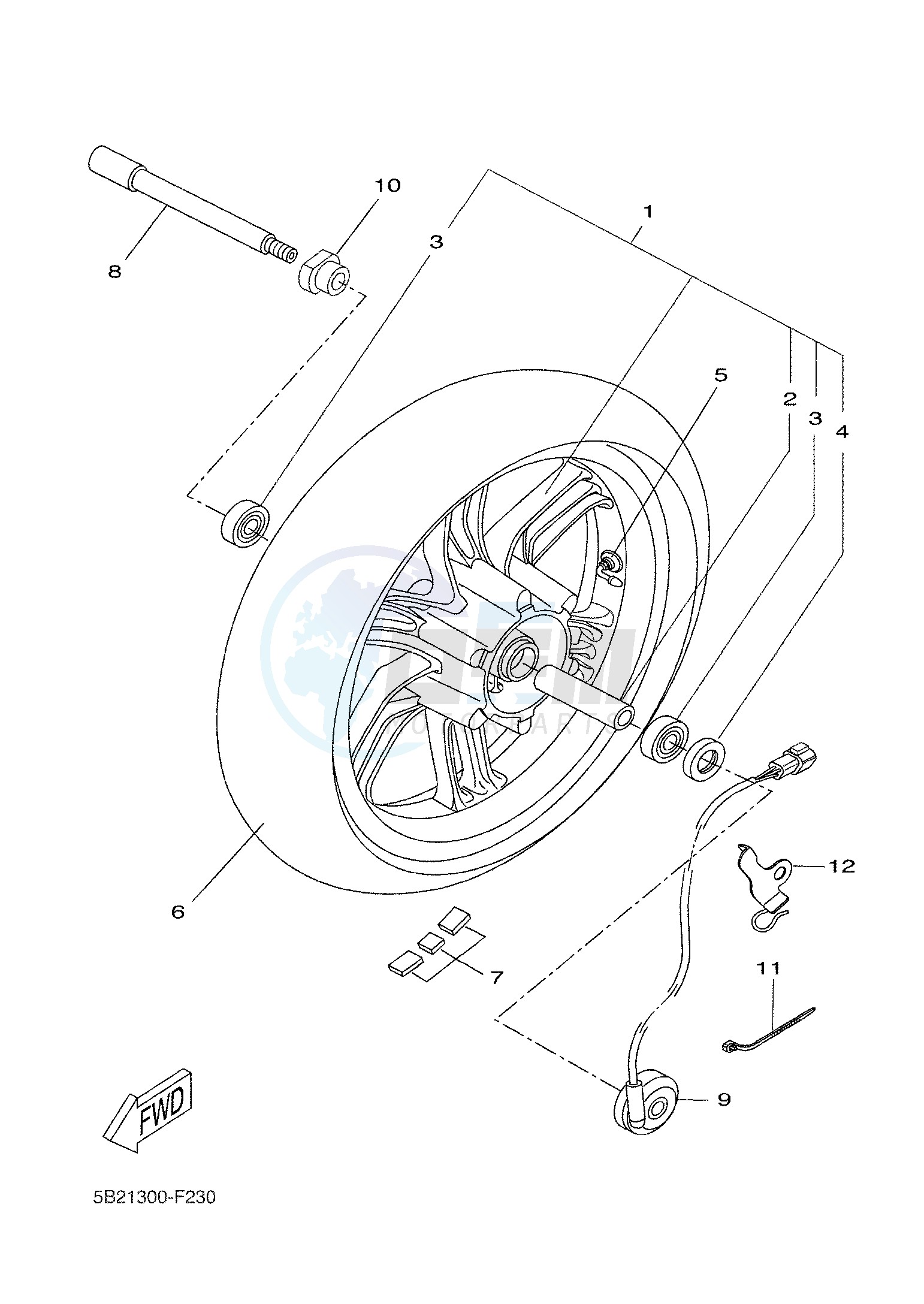 FRONT WHEEL image