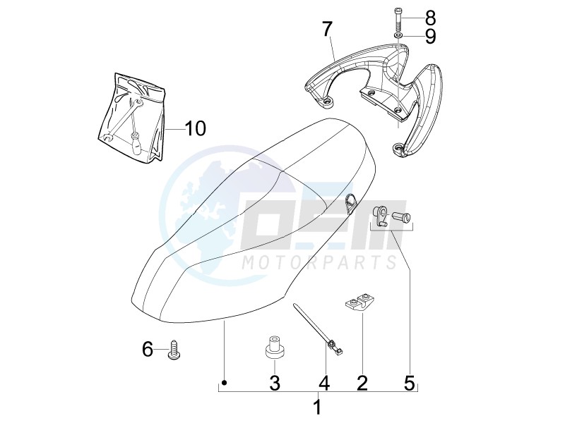 Saddle seats - Tool roll blueprint