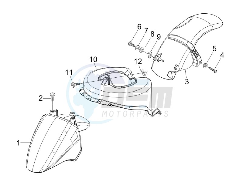 Wheel housing - Mudguard blueprint