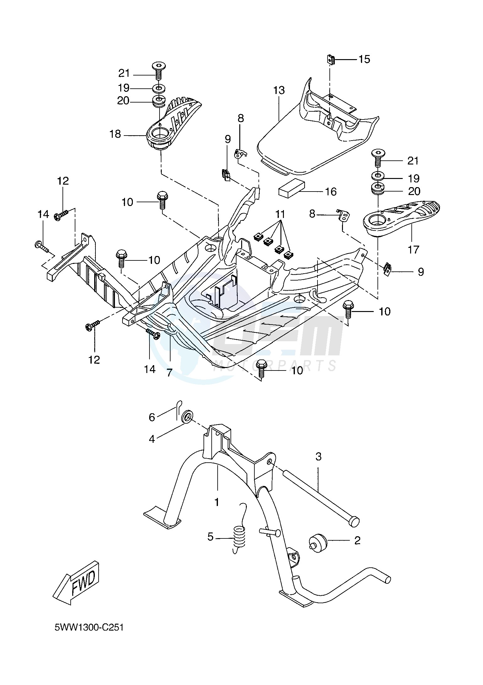 STAND & FOOTREST image