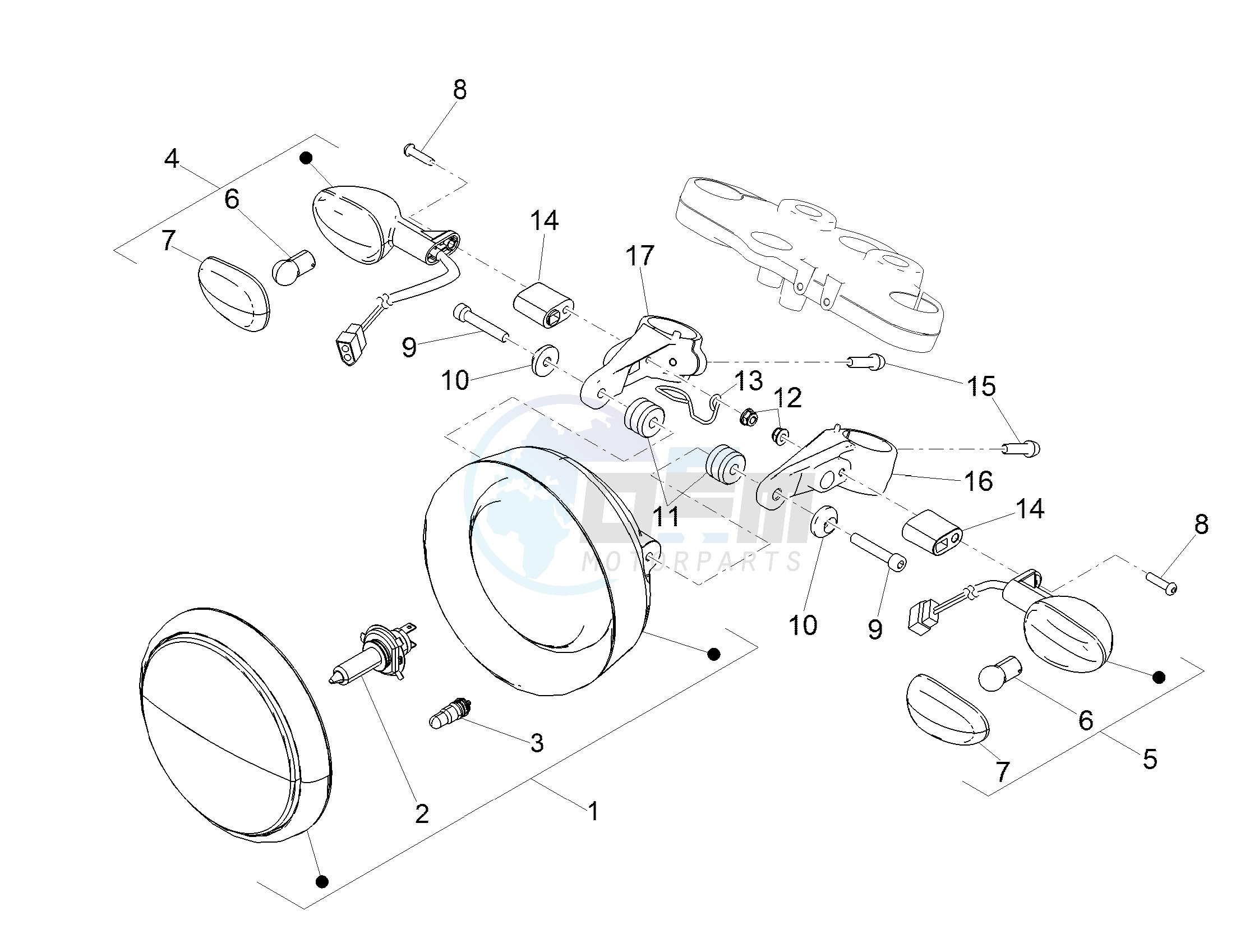 Front lights image