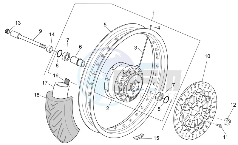 Front wheel I image