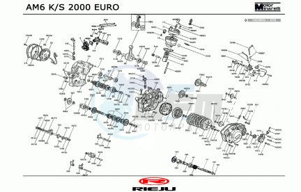 ENGINE  AMS KS 2000 EURO blueprint