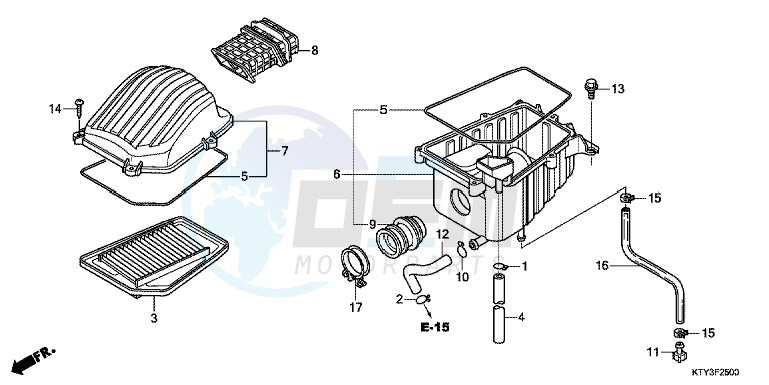 AIR CLEANER blueprint