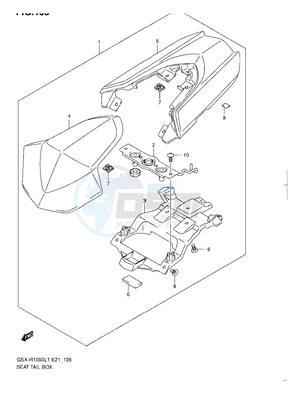 SEAT TAIL BOX blueprint