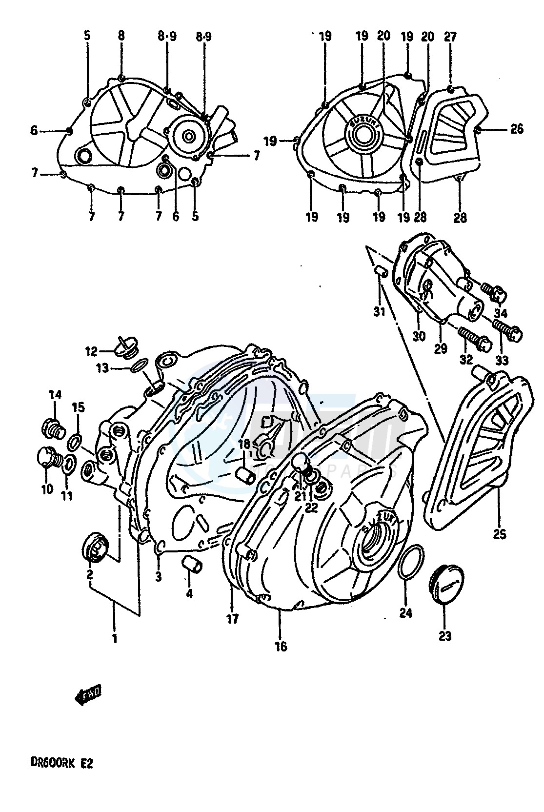 CRANKCASE COVER image