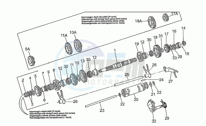 Driven shaft image