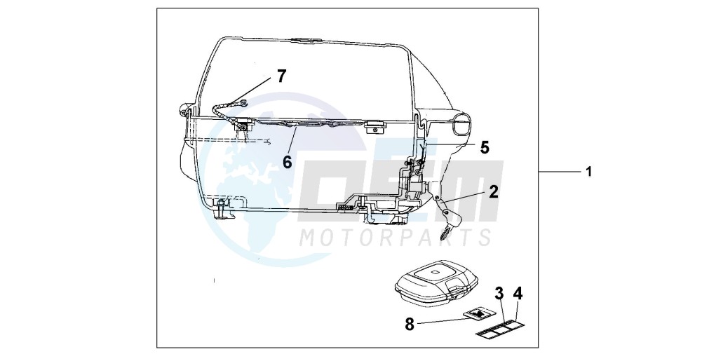 TOP-BOX 45L blueprint