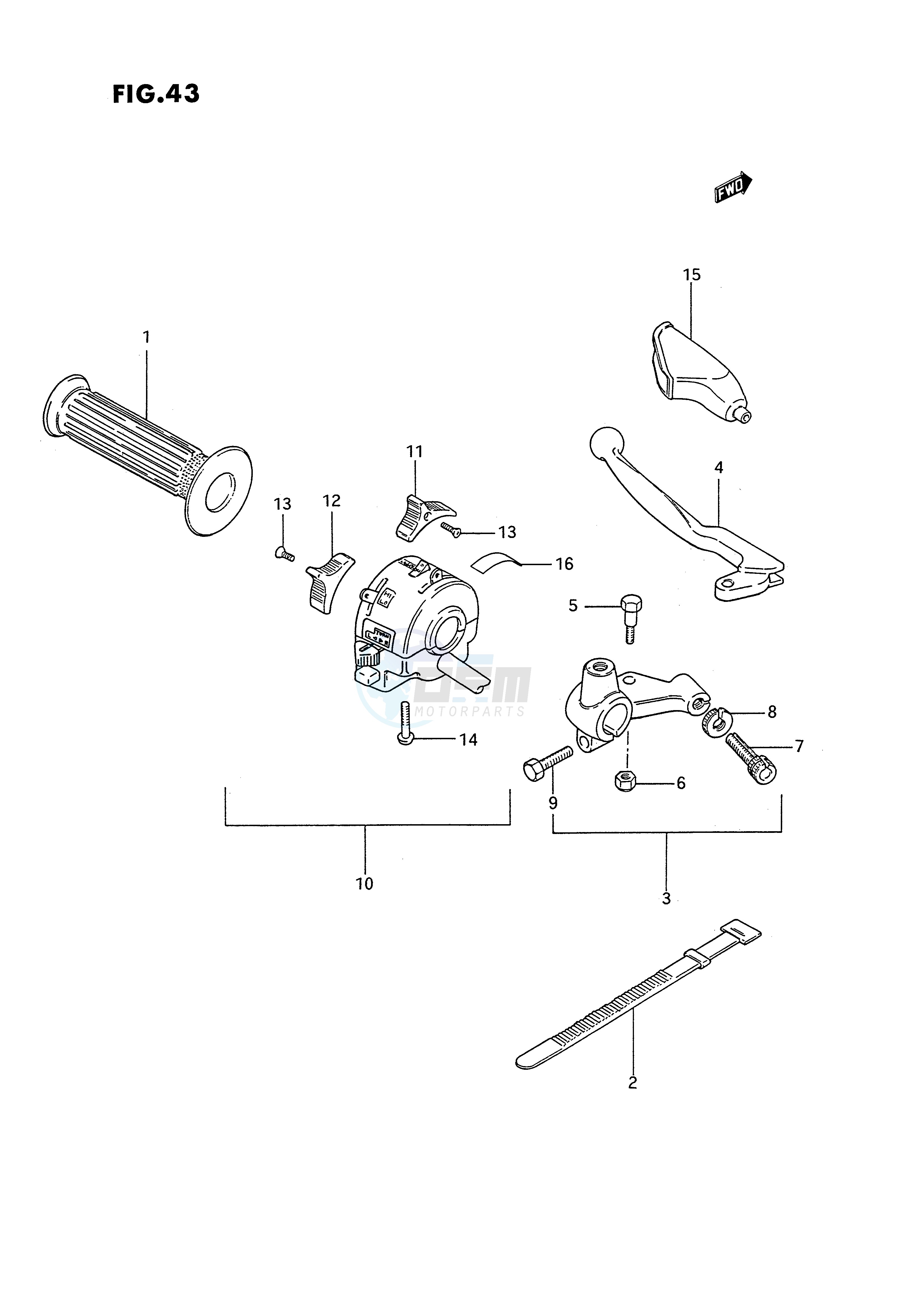 LEFT HANDLE SWITCH image