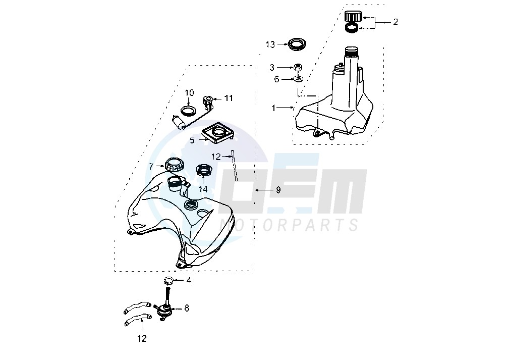 FUEL AND OIL TANK image