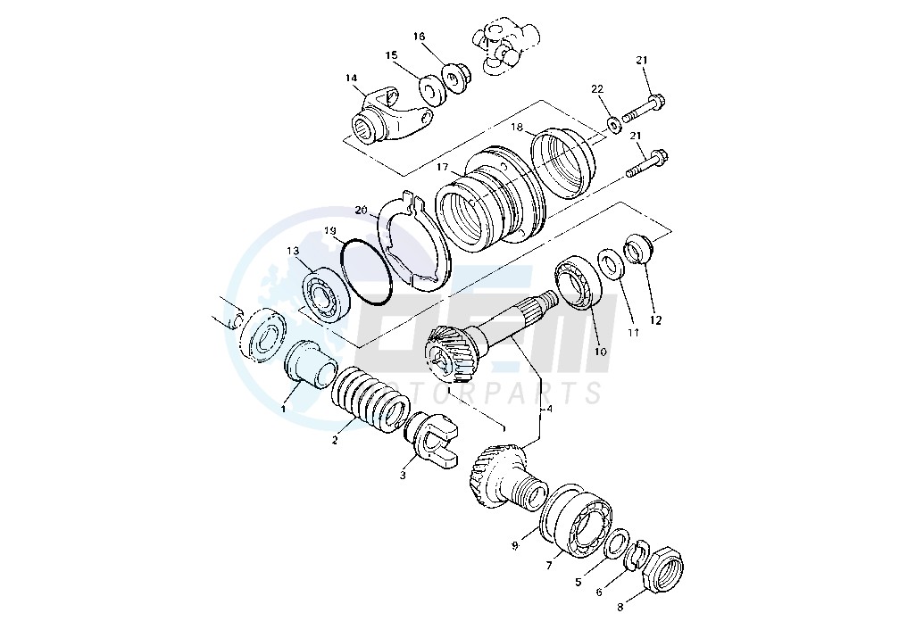 MIDDLE DRIVE GEAR image