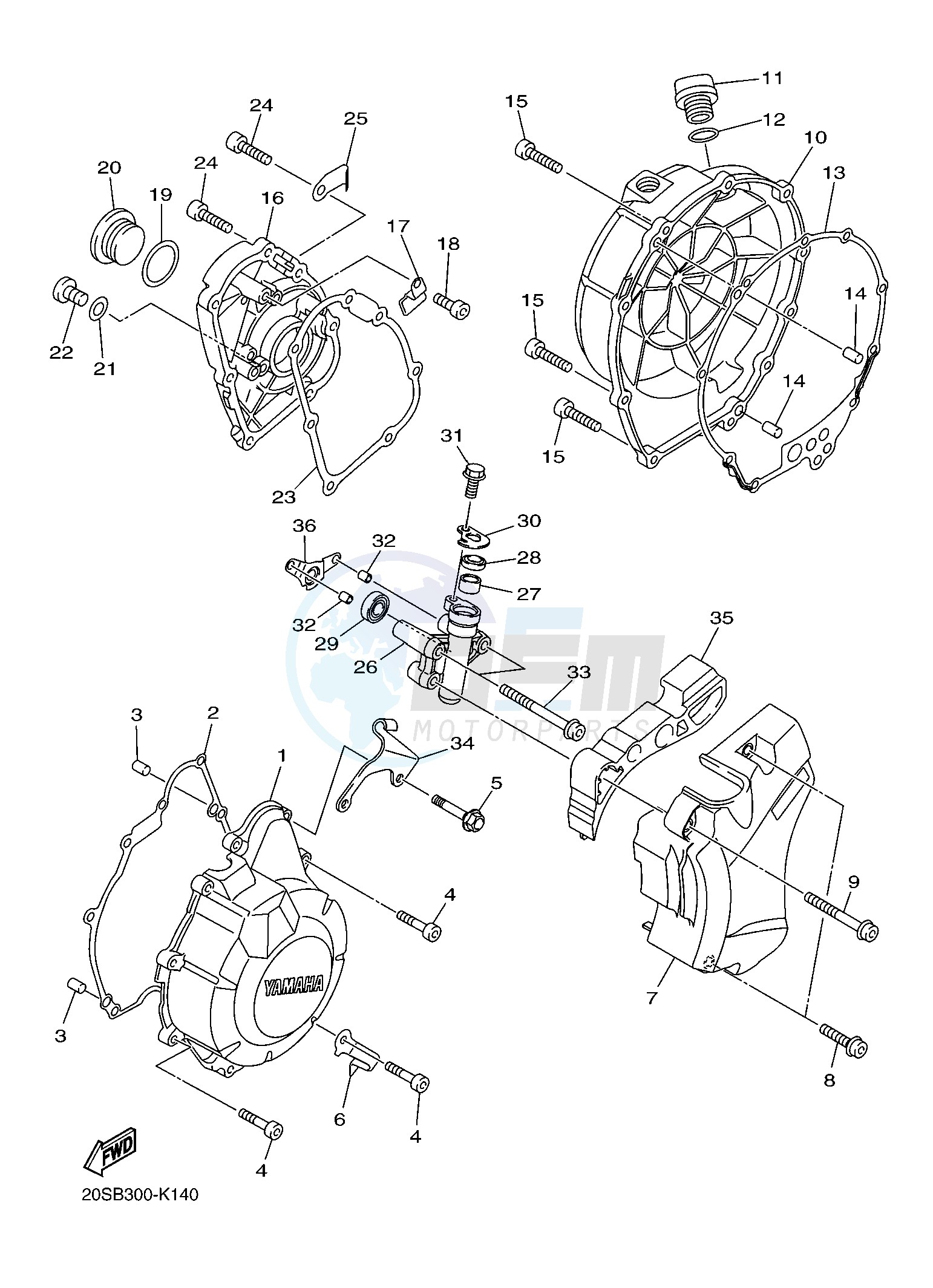 CRANKCASE COVER 1 image