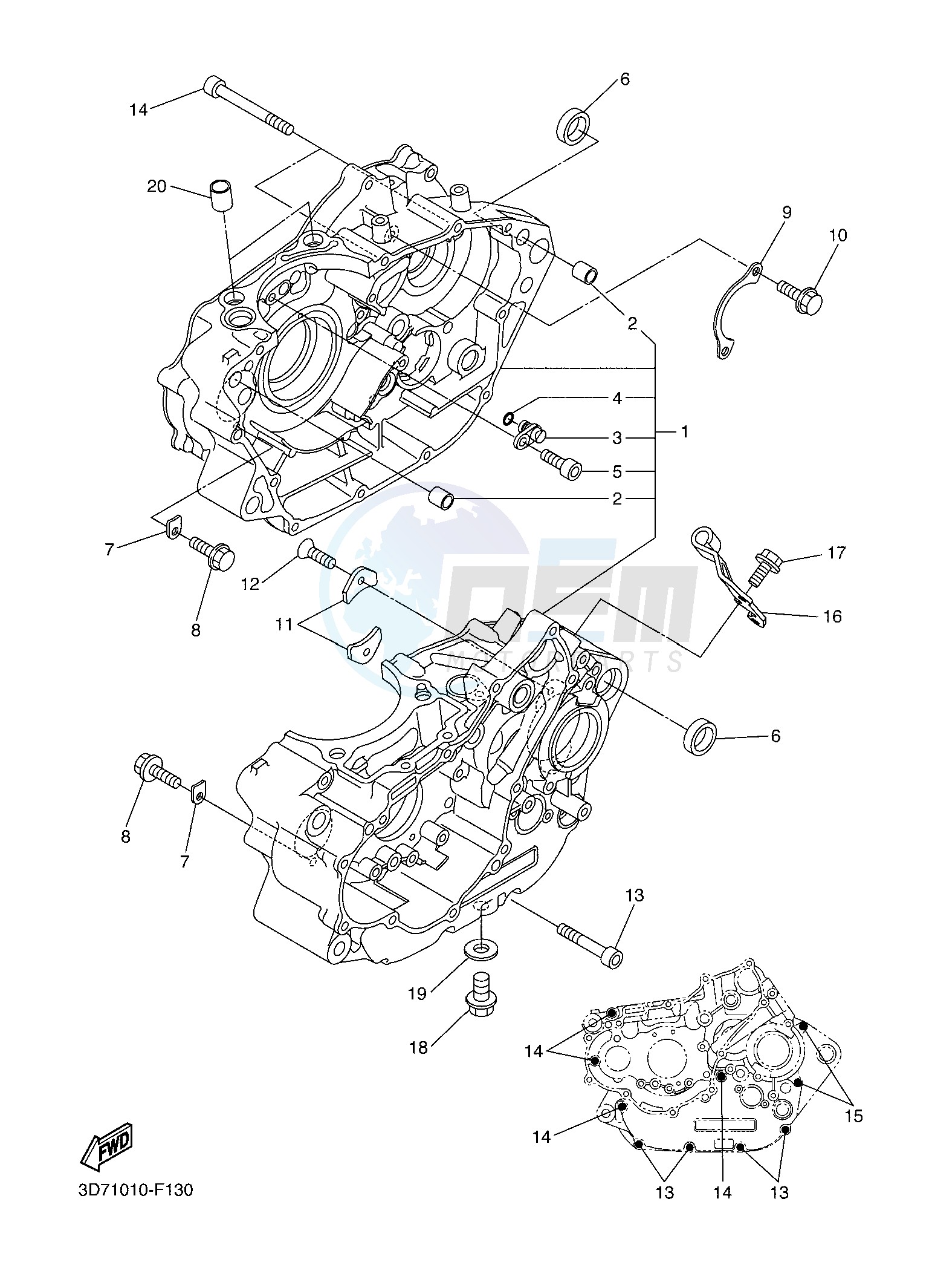 CRANKCASE blueprint