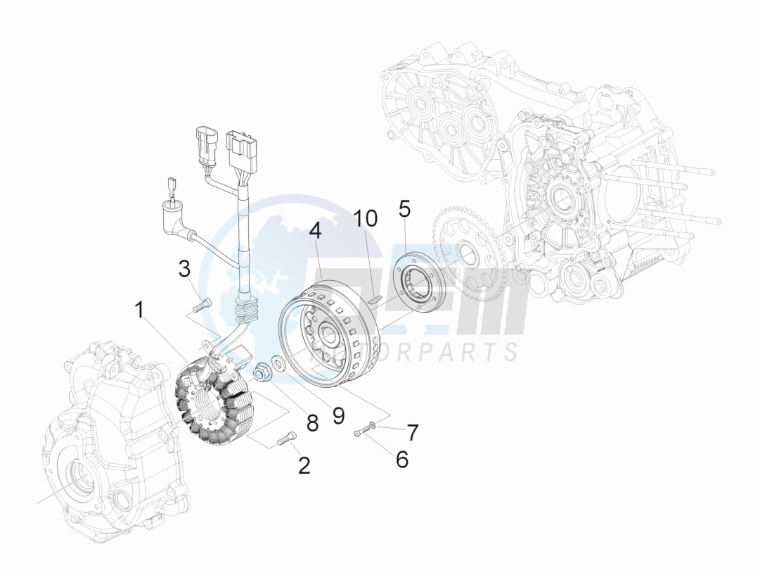 Flywheel magneto image