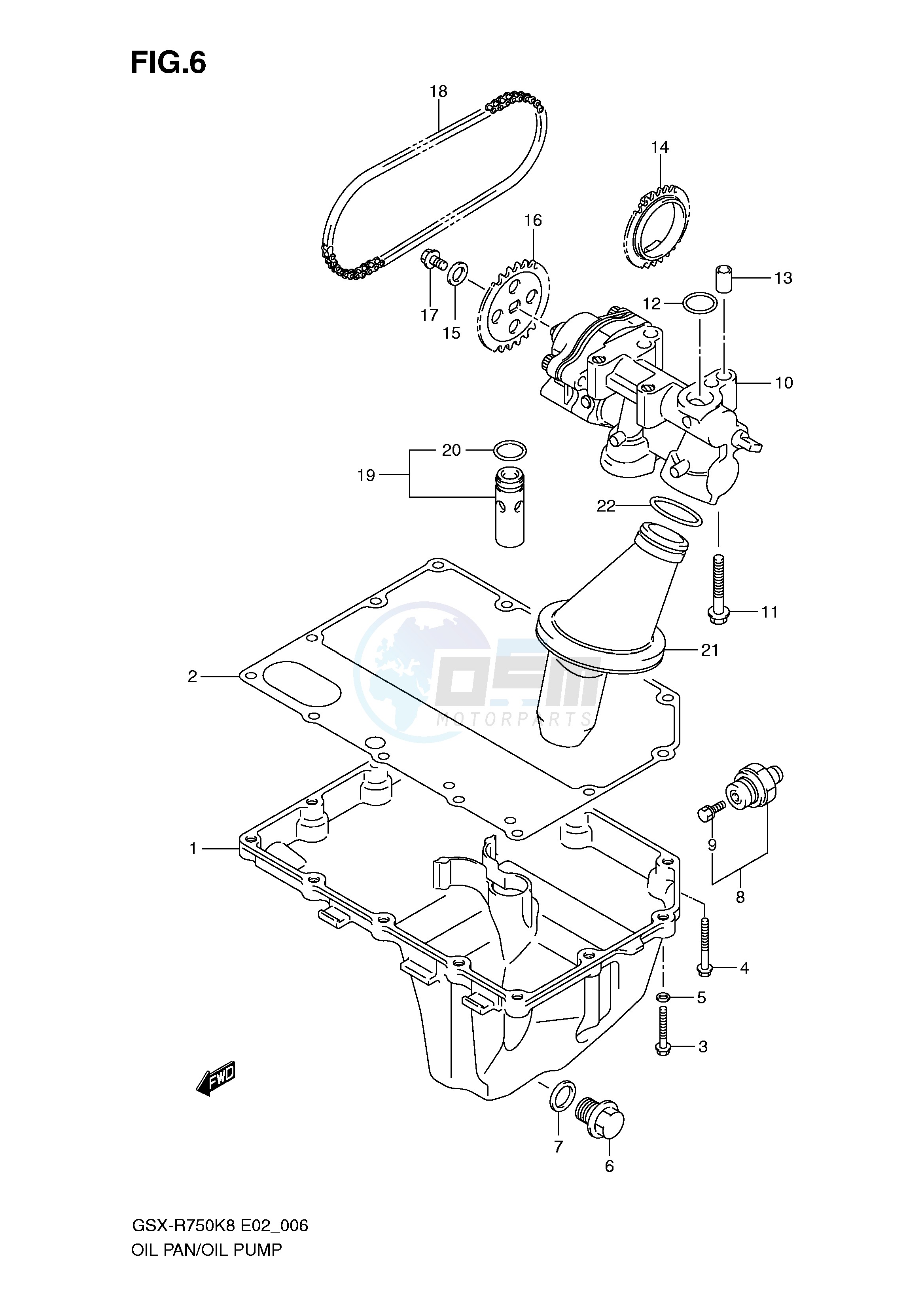 OIL PAN - OIL PUMP image