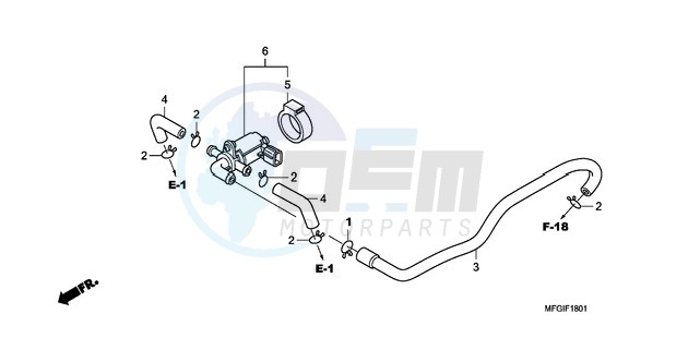 AIR INJECTION CONTROL VALVE blueprint