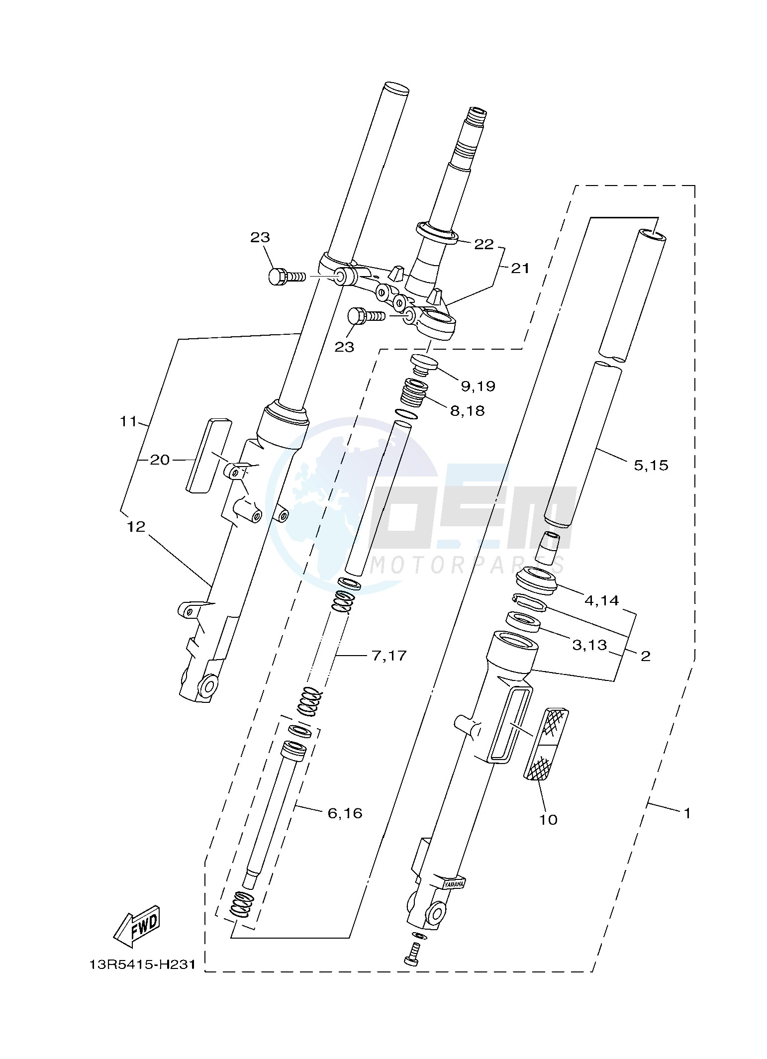 FRONT FORK image