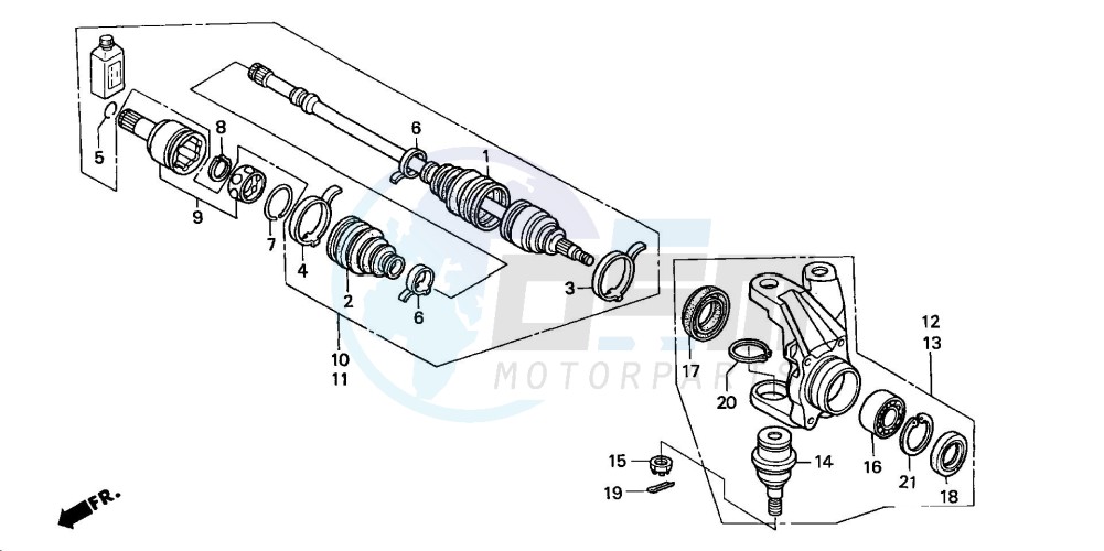 KNUCKLE (TRX350FM/FE) image