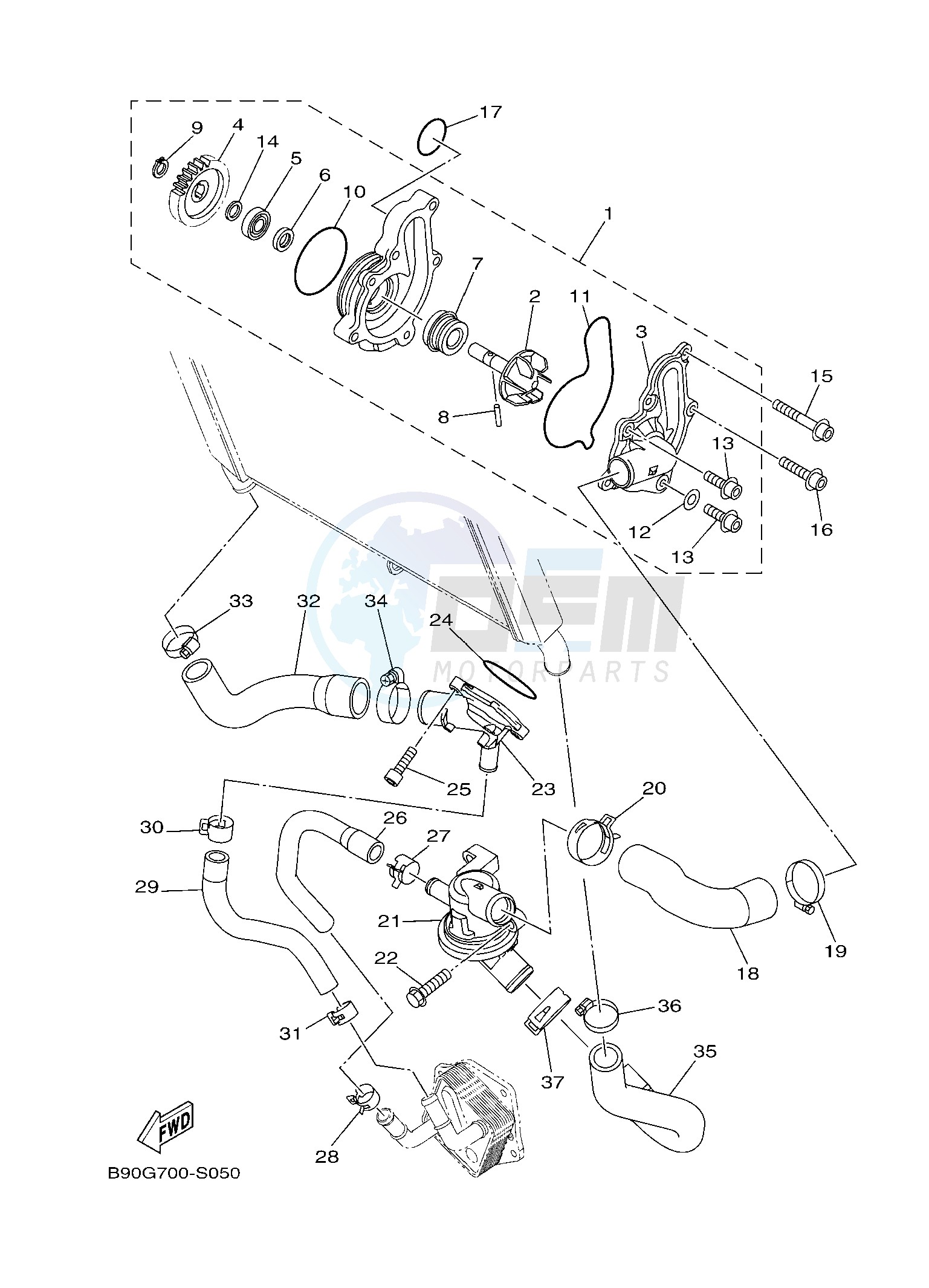 WATER PUMP image