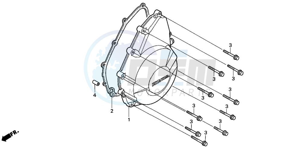 LEFT CRANKCASE COVER image