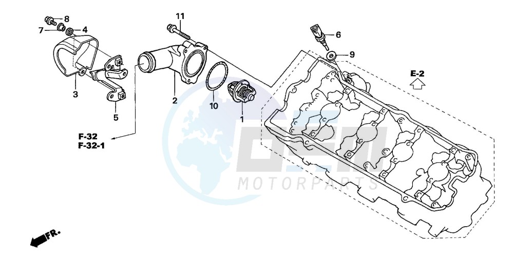 THERMOSTAT (CBF600S6/SA6/N6/NA6) image